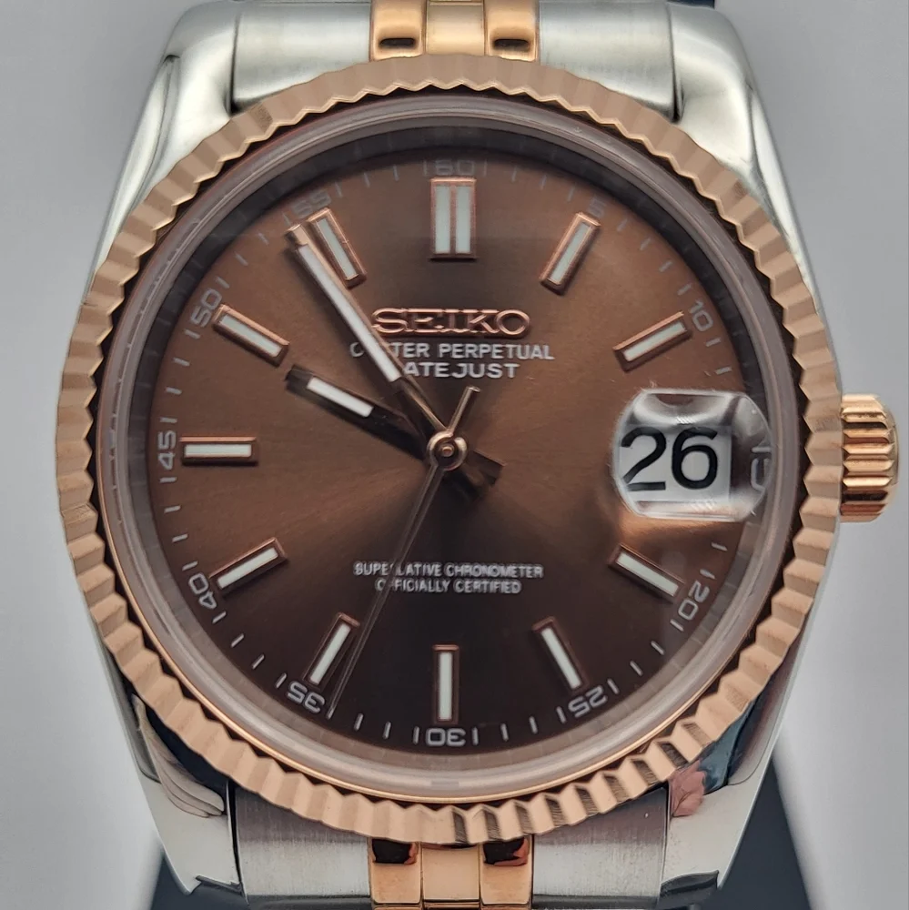 New Seiko Mod 39mm Automatic Watch